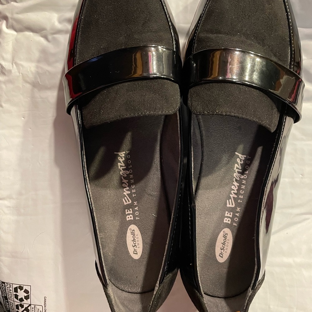Woman’s black penny loafers EUC Dr Scholls                                    62